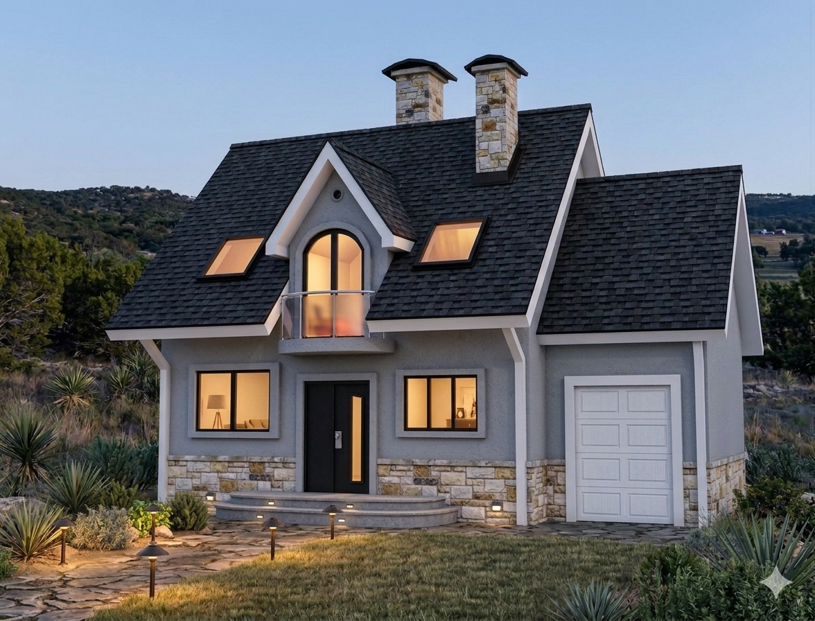Photorealistic render after